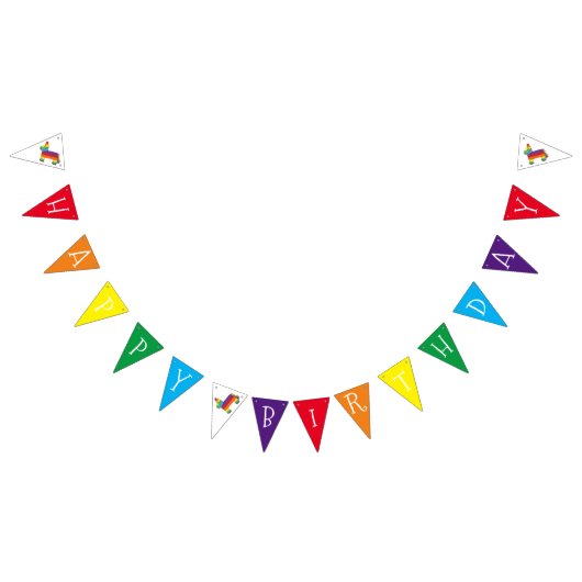 Regenboog Ezel Pinata Piñata Fiesta Party Dier Vlaggetjes (Alle)