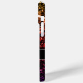 Regenboog faux glitter sprankelt bling Monogram Case-Mate iPhone Case (Achterkant / Links)