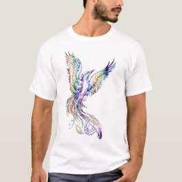 Regenboog feniks één t-shirt
