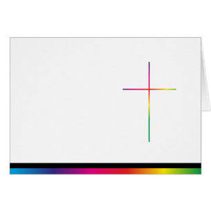 regenboog fijn minimaal herdenkingsaankondiging