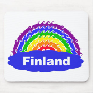 Regenboog Finland mousepad Muismat