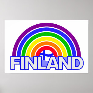Regenboog Finland poster