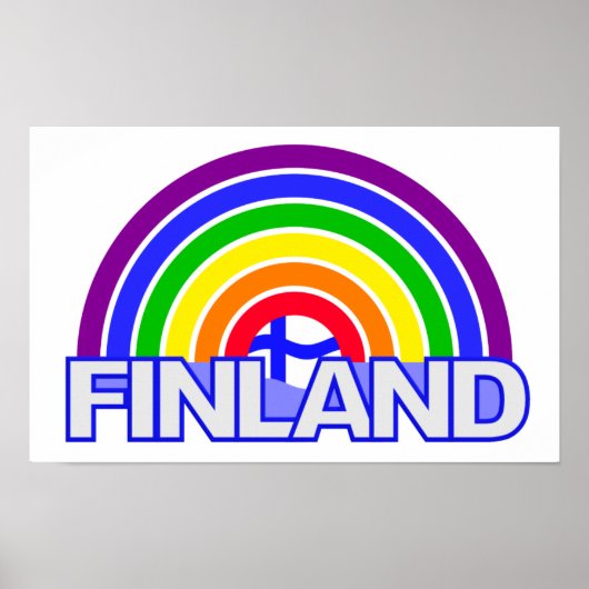 Regenboog Finland poster (Voorkant)