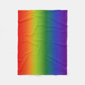 Regenboog Fleece Deken (Voorkant)