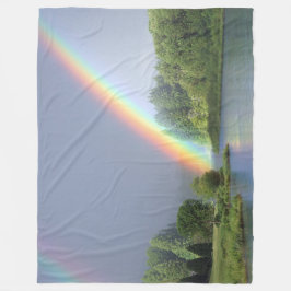 Regenboog Fleece Deken