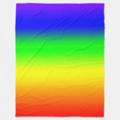Regenboog Fleece Deken (Voorkant)