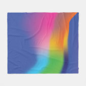 Regenboog Fleece Deken (Voorkant (Horizontaal))