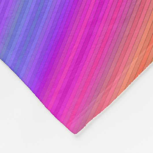 Regenboog Fleece Deken (Hoek)