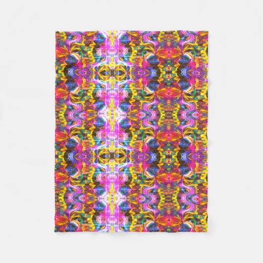 Regenboog Fleece Deken (Voorkant)