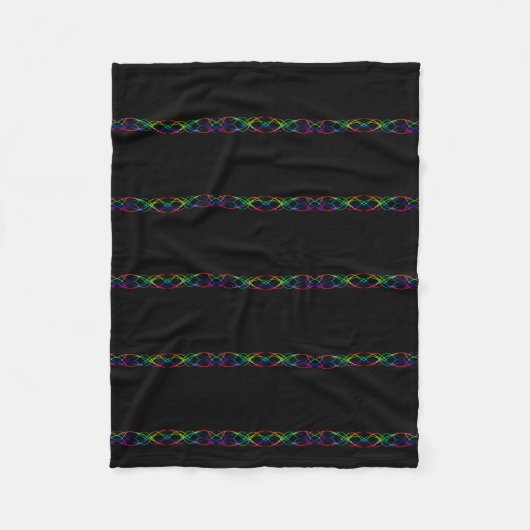 Regenboog Fleece Deken (Voorkant)