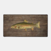  regenboog forel bureau mat (Voorkant)