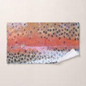 Regenboog forel huid Abstract patroonhanddoek Bad Handdoek (Handdoek)