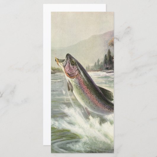  Regenboog Forel Visser Gevist voor Vis (Voorkant / Achterkant)