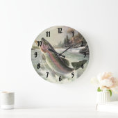  Regenboog Forel Visser Gevist voor Vis Grote Klok (Huis)