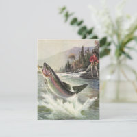 Regenboog Forel Visser Gevist voor Vis