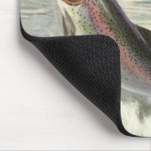  Regenboog Forel Visser Gevist voor Vis Muismat (Hoek)