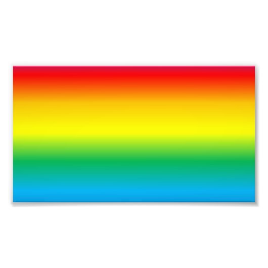 regenboog foto afdruk (Voorkant)
