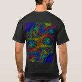 Regenboog fractaal Shirt (Achterkant)
