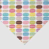 Regenboog Franse Macarons Patroon Tissuepapier (Detail)