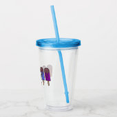 Regenboog Frozen pop Parade Acryl Drinkbeker (Links)