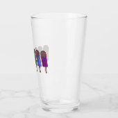Regenboog Frozen pop Parade Glas (Links)