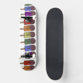 Regenboog Frozen pop Parade Persoonlijk Skateboard (Voorkant)