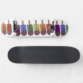 Regenboog Frozen pop Parade Persoonlijk Skateboard (Horizontaal)