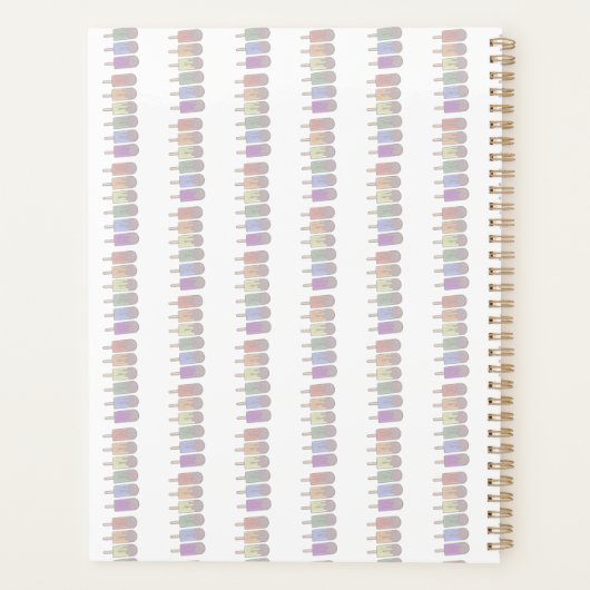 Regenboog Frozen pop Parade Planner (Achterkant)