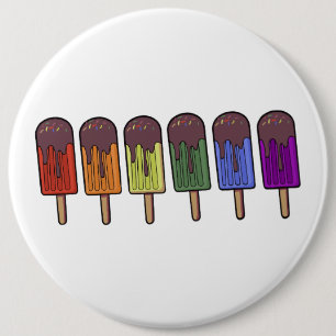 Regenboog Frozen pop Parade Ronde Button 6,0 Cm