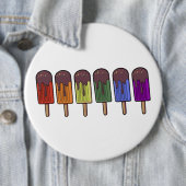 Regenboog Frozen pop Parade Ronde Button 6,0 Cm (In situ)