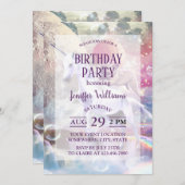 Regenboog galaxy pug rijden eenhoorn in de ruimte. kaart (Voorkant / Achterkant)