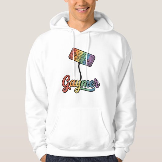 Regenboog Gamer Vector T-shirt Ontwerp_1 (Voorkant)