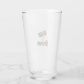 Regenboog Gamer Vector T-shirt Ontwerp_1 Glas (Achterkant)