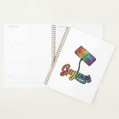 Regenboog Gamer Vector T-shirt Ontwerp_1 Planner (Display)