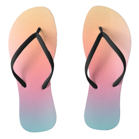 Regenboog Geel Blauw Paarse Groen Roze Rood Sinaas Teenslippers (Voetbed)