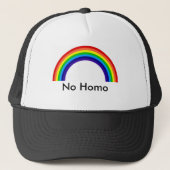 regenboog, geen Homo Trucker Pet (Voorkant)