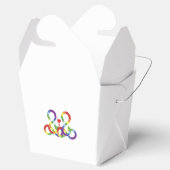 Regenboog, gekleurde handen bedankdoosjes (Geopend)