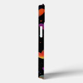 Regenboog Gekleurde Harten Galaxy Black Achtergron Case-Mate iPhone Case (Achterkant / Rechts)
