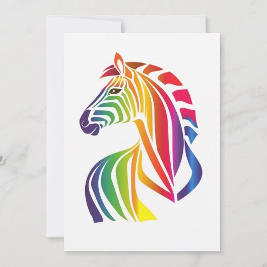 Regenboog gekleurde letters Pride Verjaardagsfeest Kaart (Achterkant)