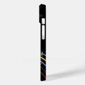 Regenboog gekleurde muziek Case-Mate iPhone case (Achterkant / Links)