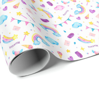 Regenboog - Geloof in de Magische Magie Cadeaupapier