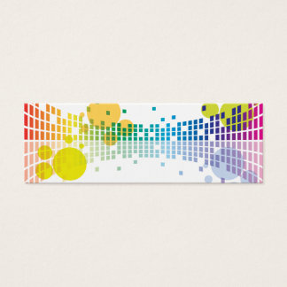 regenboog geluidsgolven II abstract Mini Visitekaartjes