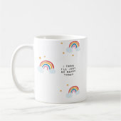 Regenboog Gelukkig Klein Mok Monogram (Links)