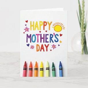 Regenboog Gelukkige Moederdag Kaart