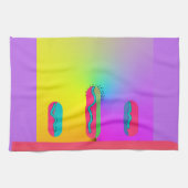 Regenboog Geo Mix Theedoek (Horizontaal)
