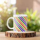 Regenboog Geometrisch Grote Koffiekop