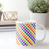 Regenboog Geometrisch Grote Koffiekop