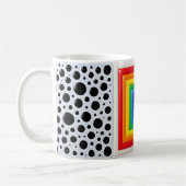 Regenboog Geometrisch Koffiemok (Links)