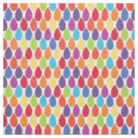 Regenboog geometrisch patroon stof (Swatch)