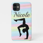  REGENBOOG GEPERSONALISEERDE GYMNASTIEK Case-Mate iPhone CASE (Achterkant)